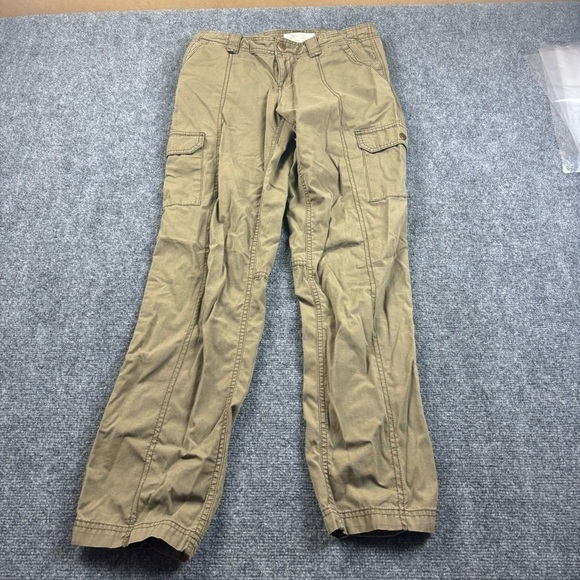 EDDIE BAUER Women’s Green Ripstop Cargo Pants size: 4 - Picture 1 of 10